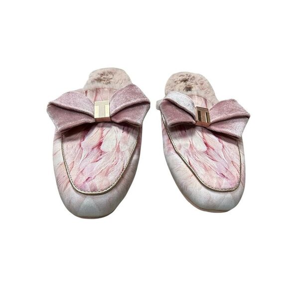 Ted Baker Elegant Pink Fur-Lined Women's Shoes - Picture 2 of 5